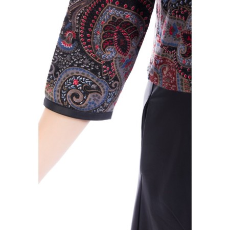 Female dress, size 56, black color-5