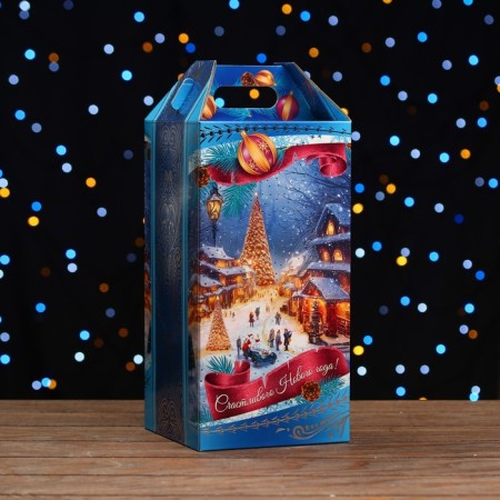 Gift Box "New Year's Eve", 16.2 x 38 x 16.2 cm-1