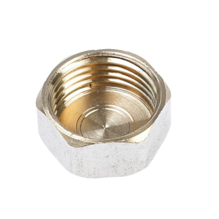Otmo plug, 1/2 ", internal thread, nickel -plated brass-1