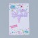 Topper acrylic "Happy Birthday", holography, 15 cm