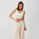 Women's pants minku beige color, size 42