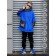 Vetrovka for a boy, height 170 cm, color blue electrician