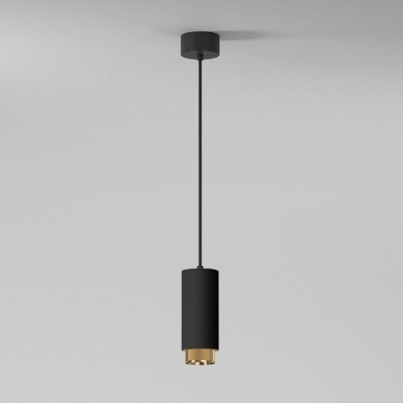 Suspended lamp Elektrostandard, Nubis GU10 10 W, 60X60X1250 mm, IP20, gold, black-1
