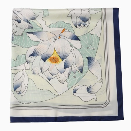 Women's scarf minku rr 70*70 cm, col. green-2