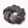 Pillow-Susel "Ethel", d = 33cm, gray color, velor