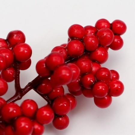 Decorative berries are red, 12 × 6 × 3 cm-1