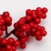 Decorative berries are red, 12 × 6 × 3 cm