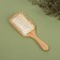 Massage comb “Bamboo”, wide, bamboo, 8 × 25 cm, color “Light Wood”