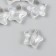 Beads for creativity plastic "Stars with faces" Transparent set 25 grams 1.2x2.7x2.8 cm