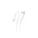 Cable Borofone BX18, Lightning - USB, 2.4 A, 1 m, PVC braid, white
