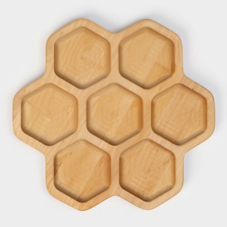 ADELICA Mengitsa "Sot", 7 sections, D = 27 × 1.8 cm, birch-7