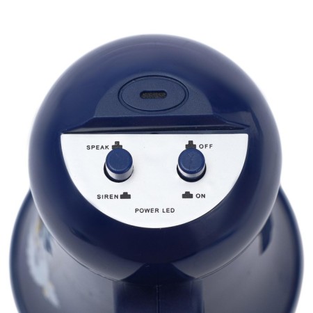 Megaphone "Police", 2 modes: siren, loudspeaker, works from batteries, in a bag-5
