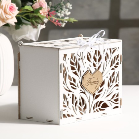 Family Bank "Styl", 21.5 x 13.5 x 17.5, white, MDF-1