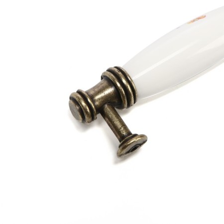 Ceramics 008, 96 mm bracket handle, ceramic, bronze color-4