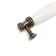 Ceramics 008, 96 mm bracket handle, ceramic, bronze color