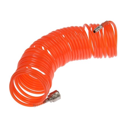 Spiral hose with a quick -detachable service key, 1/4m, 70606, 10 m