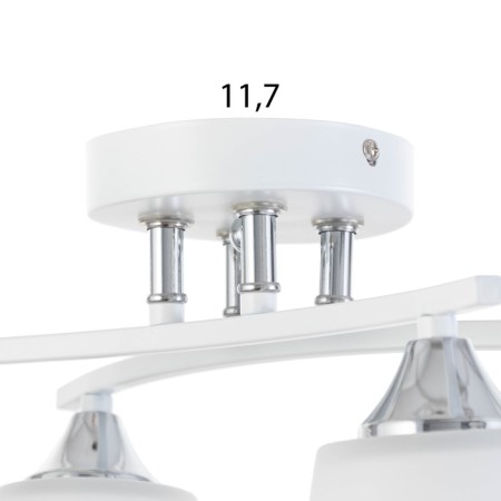 Valencia chandelier 4x60W E27 white 70.5x32.5x21cm-6