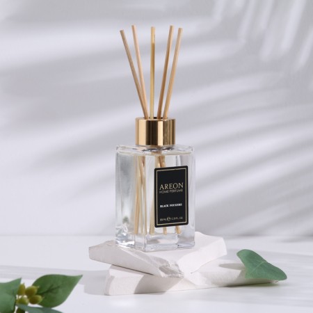 The aromatic diffuser for the home areon Sticks Premium Mosaik, 85 ml, "Black Fougeere"-1