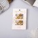 Hair crab "Liberty" (set 2 pcs) bow, 2.5 cm, gold