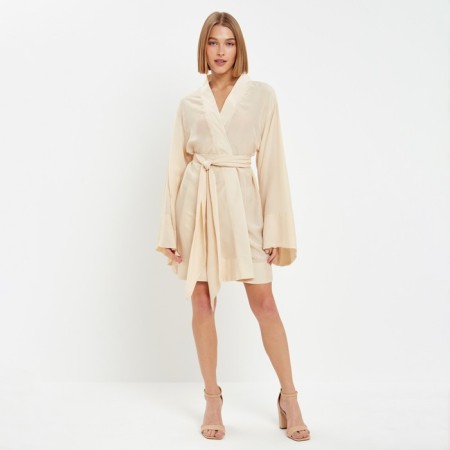 Women's dress Minaku: Summer Time Milk color, size 42-44-6