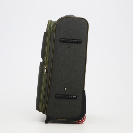 Middle suitcase 24 ", lightning department, code castle, 3 wheels, 2 outer pockets, khaki color-2