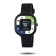 Watch of Berrier, D-3.7 cm, Silicon strap, 3 atm, black