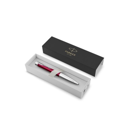 Ballpoint Parker Urban Core K314 Vibrant Magenta CT M, 1.0 mm, brass body, blue ink-2