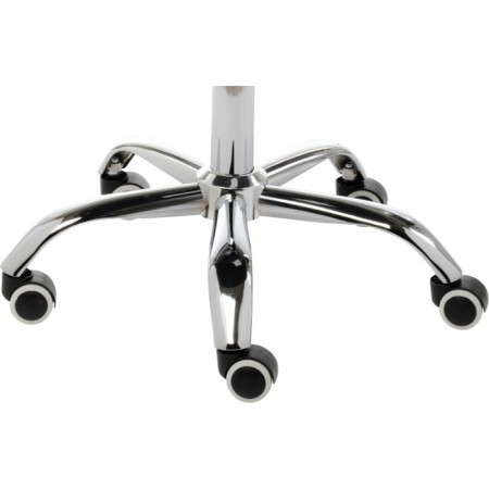 Computer chair Kolin Metal/Eco -leather/Plastic, Chrome/White 49x56x79 cm-6