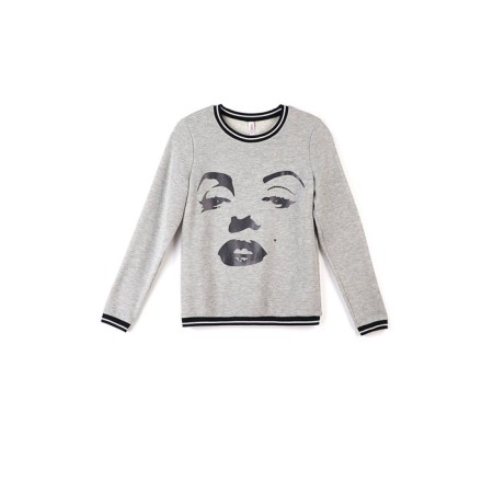 Female sweatshirt CONTE ELEGANT, size S, Dark Grey color-2