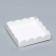 Box for cookies, white, 15 x 15 x 3 cm
