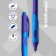 Ballic Handle Erichkrause Ergoline Kids Ultra Glide, first-grader, ergonomic holder, Soft-Touch building, node 0.7 mm, blue ink, mix