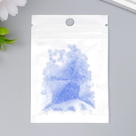 Glass 8/0 "Matte translucent. Jeans" 10 g-2