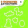 A backpack with toys "dinosaurs", molds for plasticine 5 pcs., Rockb.