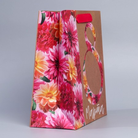 Package Gift Crafts Vertical, Packaging, "Flowers", Ml 27 x 23 x 11.5 cm-1