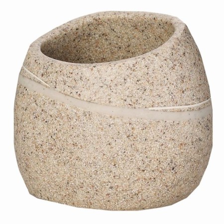 Little Rock glass, beige color