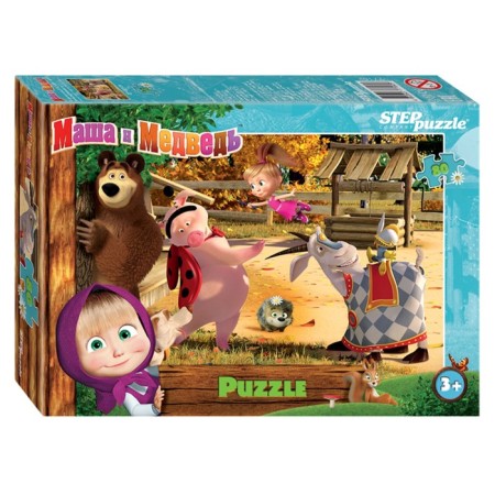 Puzzle "Masha and the Bear - 2", 80 elements, mix-4