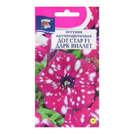 Flowers of Petunia "Star Dark Vialet", F1, 7pcs