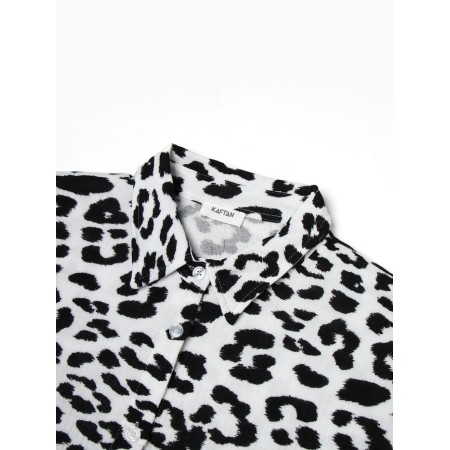 Female set (shirt, shorts) KAFTAN "Muslin: Leopard" p. 44-46-4