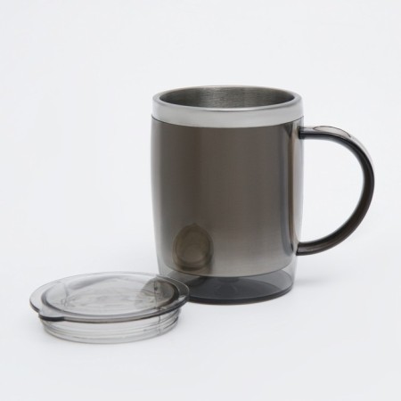 Thermal circle, 450 ml, office, retains heat 2 hours, 12 x 8.5 cm, gray-1