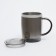Thermal circle, 450 ml, office, retains heat 2 hours, 12 x 8.5 cm, gray