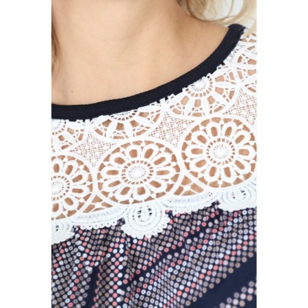 Sheath dress, size 56, blue color-5