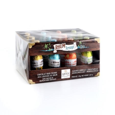 New Year. Figure chocolate Rhum Arrange, with rum, 13 ± 1 g