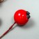 Decor for creativity "Berry - Hawthorn" red 7x1 cm
