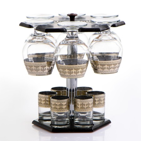 Mini-bar 12 objects cognac, Byzantium, dark 350/50 ml-1