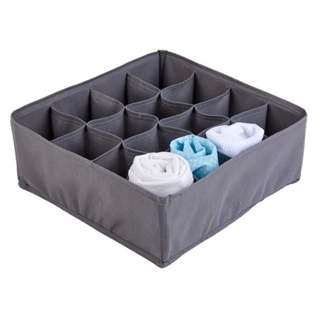 Organizer for storing things Polini Home, 16 sections, 32x32x10 cm, gray