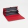 Women's wallet on magnets, red color