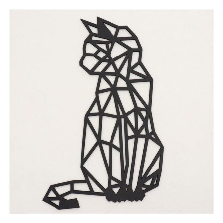Decorative panel Wooden "Cat" 24x39 (42x42) cm