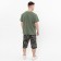 Male shorts, white/green camouflage, rr 52
