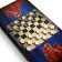 NARDS "Bear", wooden board 40 x 40 cm, with a field for playing checkers