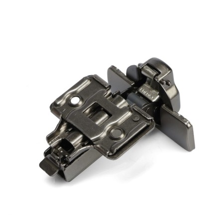 The loop is half -laying with an eccentric Softly CLAP, the color is black nickel, 2 pcs.-3